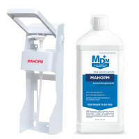 Promotion: Manosept Disinfectant Liquid Soap 1L + Elbow Dispenser