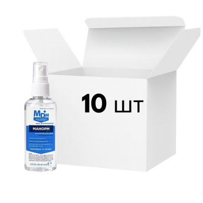 Discounted Offer! Set of Manorm Antiseptics 50 ml — 10 pcs