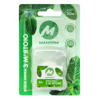 Dental floss with mint Manorm 50m