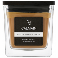 Ароматична свічка Calmain Чорний та білий шоколад