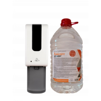 Акция: Средство дезинфекционное для рук и поверхностей Квиксепт 5 л + Бесконтактный диспенсер 1,2 л Акция: Средство дезинфекционное для рук и поверхностей Квиксепт 5 л + Бесконтактный диспенсер 1,2 л