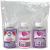 Travel Household Care Kit: laundry gel 100 ml, oxygen stain remover 100 g, liquid soap 100 ml