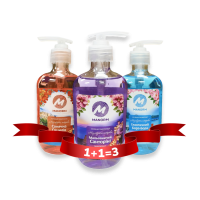  PROMOTIONAL OFFER 2=3: Buy two liquid soaps TM Manorm and get "Picturesque Santorini" for free!